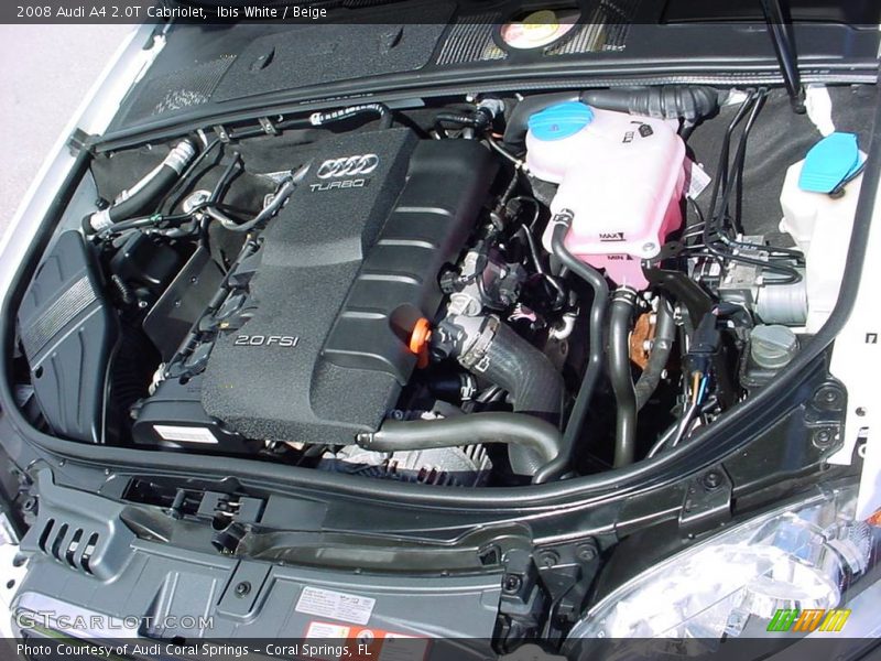 Ibis White / Beige 2008 Audi A4 2.0T Cabriolet