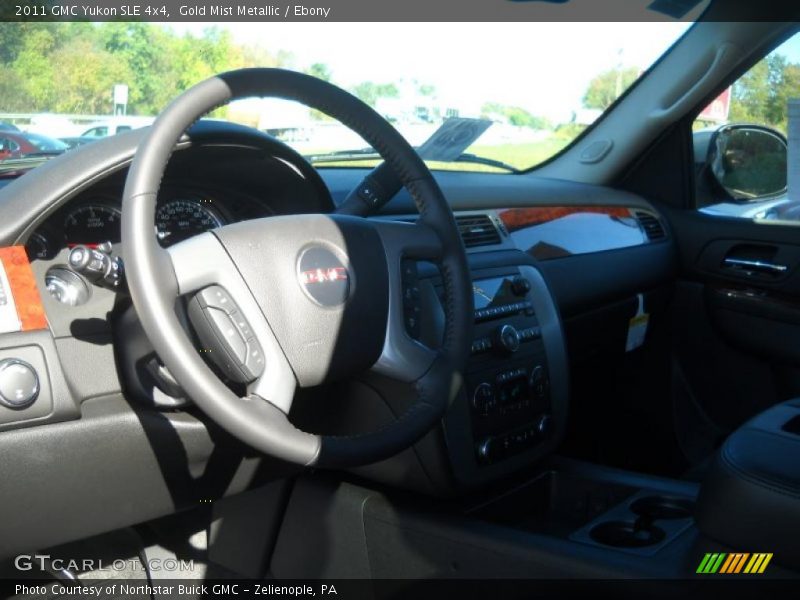 Gold Mist Metallic / Ebony 2011 GMC Yukon SLE 4x4