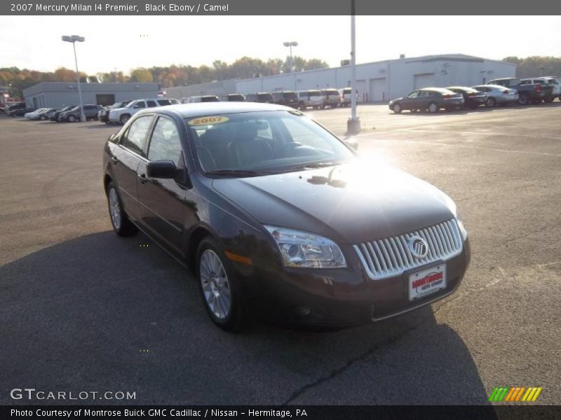 Black Ebony / Camel 2007 Mercury Milan I4 Premier