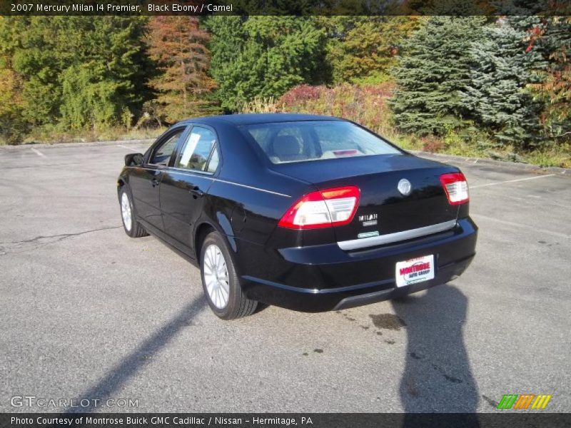 Black Ebony / Camel 2007 Mercury Milan I4 Premier