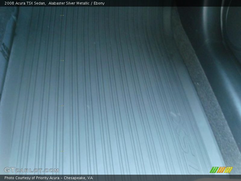 Alabaster Silver Metallic / Ebony 2008 Acura TSX Sedan