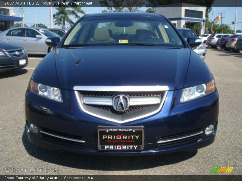 Royal Blue Pearl / Parchment 2007 Acura TL 3.2