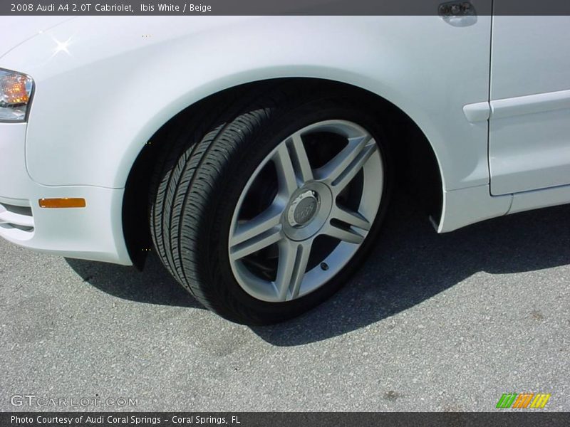 Ibis White / Beige 2008 Audi A4 2.0T Cabriolet