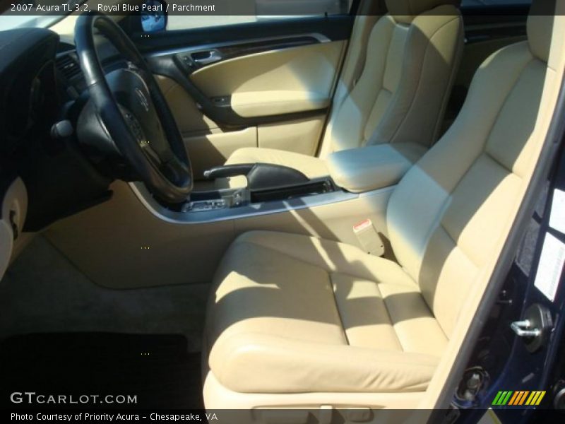Royal Blue Pearl / Parchment 2007 Acura TL 3.2