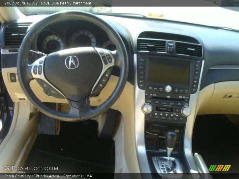 Royal Blue Pearl / Parchment 2007 Acura TL 3.2