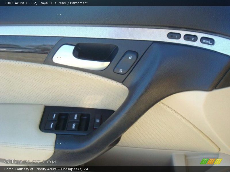 Royal Blue Pearl / Parchment 2007 Acura TL 3.2