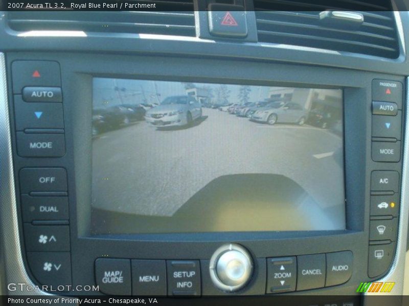 Royal Blue Pearl / Parchment 2007 Acura TL 3.2
