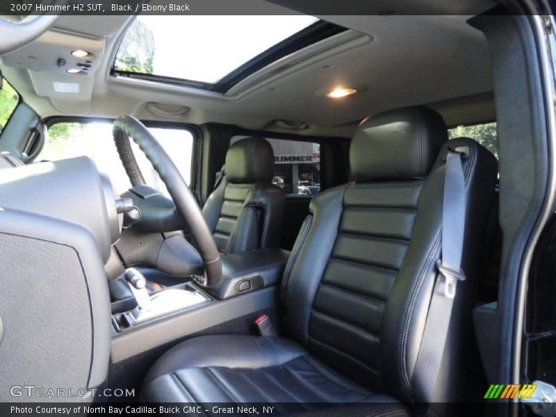  2007 H2 SUT Ebony Black Interior