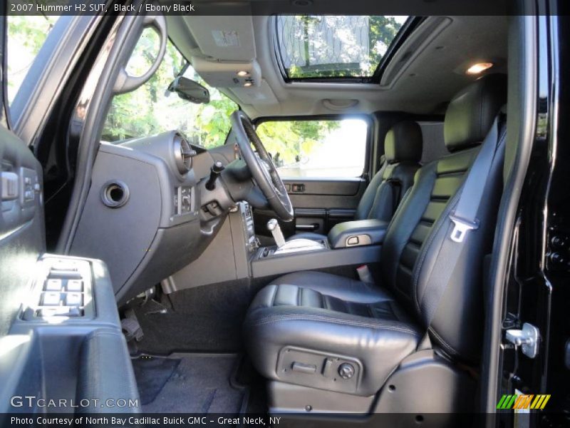  2007 H2 SUT Ebony Black Interior