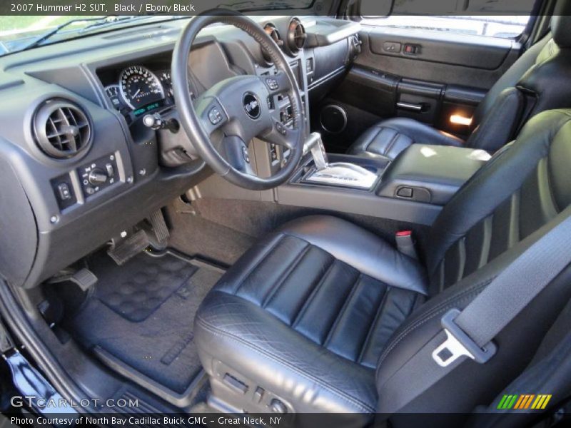  2007 H2 SUT Ebony Black Interior