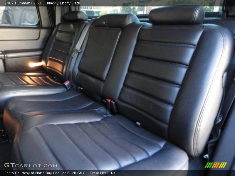 2007 H2 SUT Ebony Black Interior