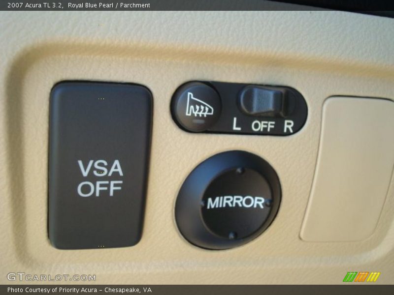 Royal Blue Pearl / Parchment 2007 Acura TL 3.2