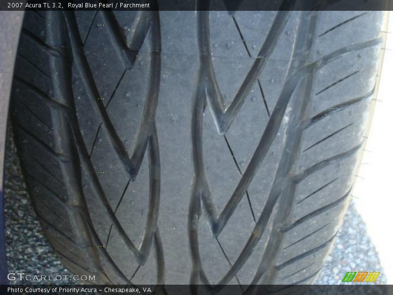 Royal Blue Pearl / Parchment 2007 Acura TL 3.2