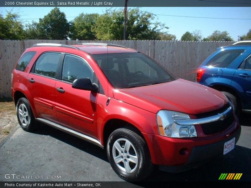 Salsa Red Metallic / Light Gray 2006 Chevrolet Equinox LS