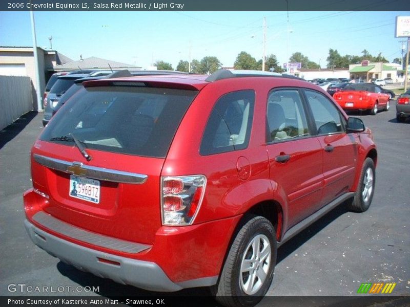 Salsa Red Metallic / Light Gray 2006 Chevrolet Equinox LS