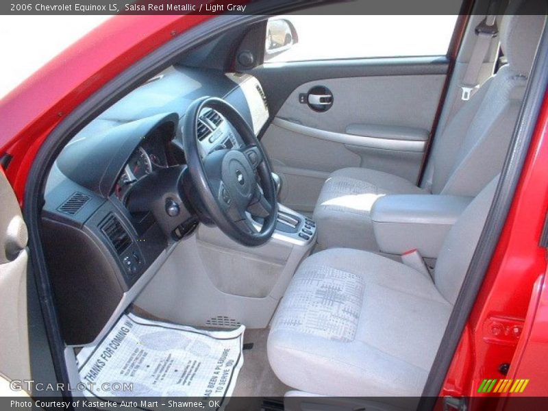 Salsa Red Metallic / Light Gray 2006 Chevrolet Equinox LS