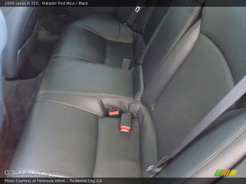 Matador Red Mica / Black 2006 Lexus IS 350