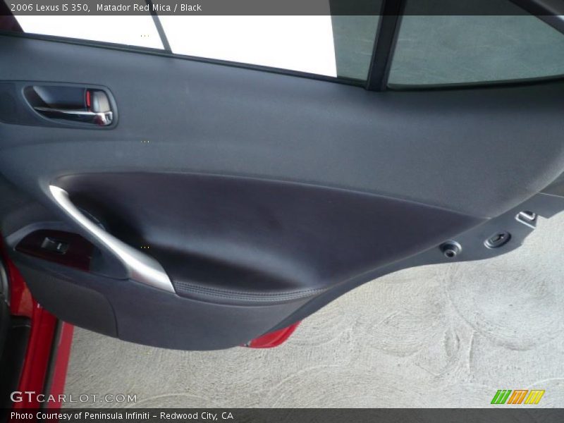 Matador Red Mica / Black 2006 Lexus IS 350