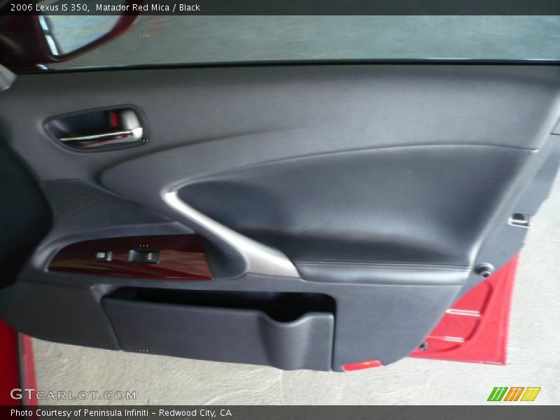 Matador Red Mica / Black 2006 Lexus IS 350