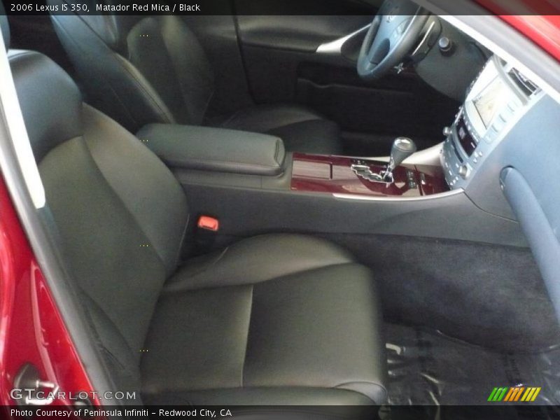 Matador Red Mica / Black 2006 Lexus IS 350