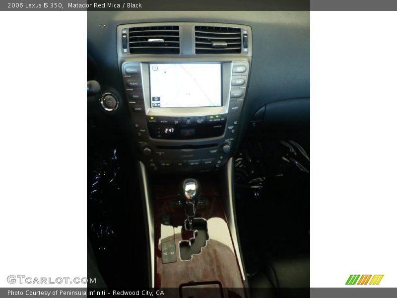 Matador Red Mica / Black 2006 Lexus IS 350