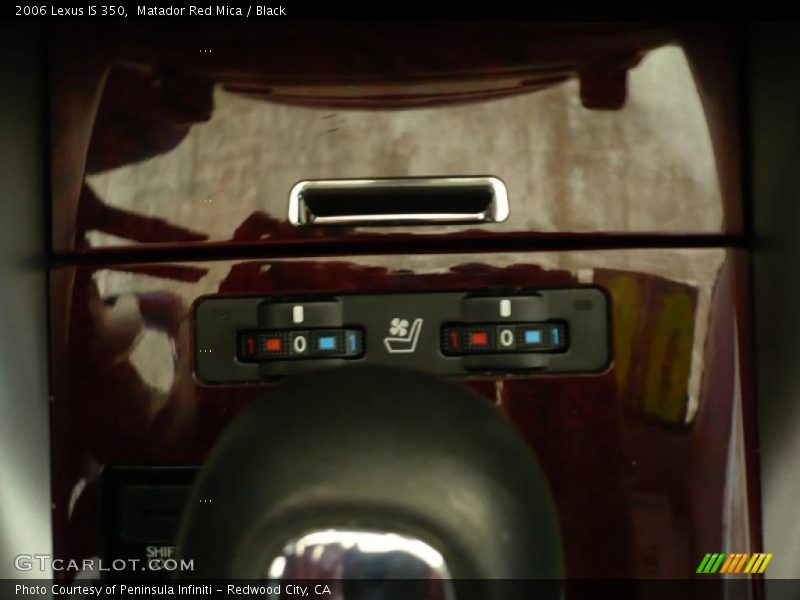 Matador Red Mica / Black 2006 Lexus IS 350