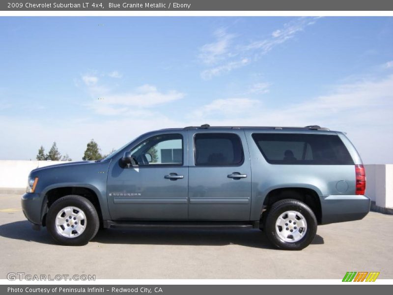 Blue Granite Metallic / Ebony 2009 Chevrolet Suburban LT 4x4