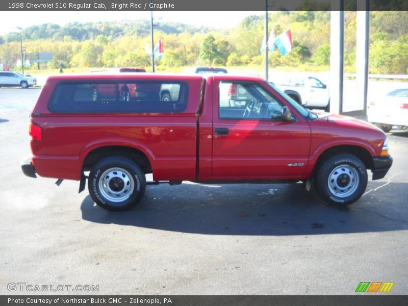 Bright Red / Graphite 1998 Chevrolet S10 Regular Cab