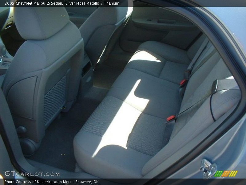 Silver Moss Metallic / Titanium 2009 Chevrolet Malibu LS Sedan