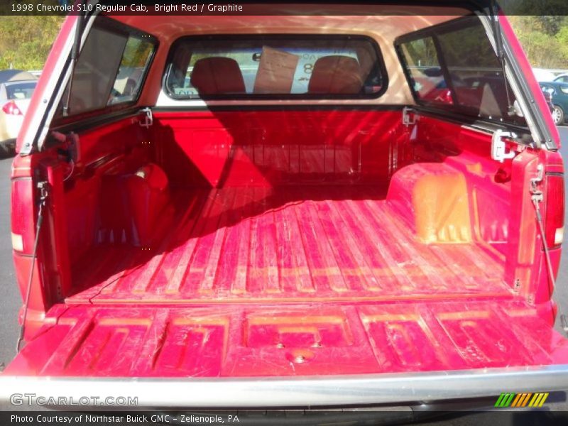 Bright Red / Graphite 1998 Chevrolet S10 Regular Cab