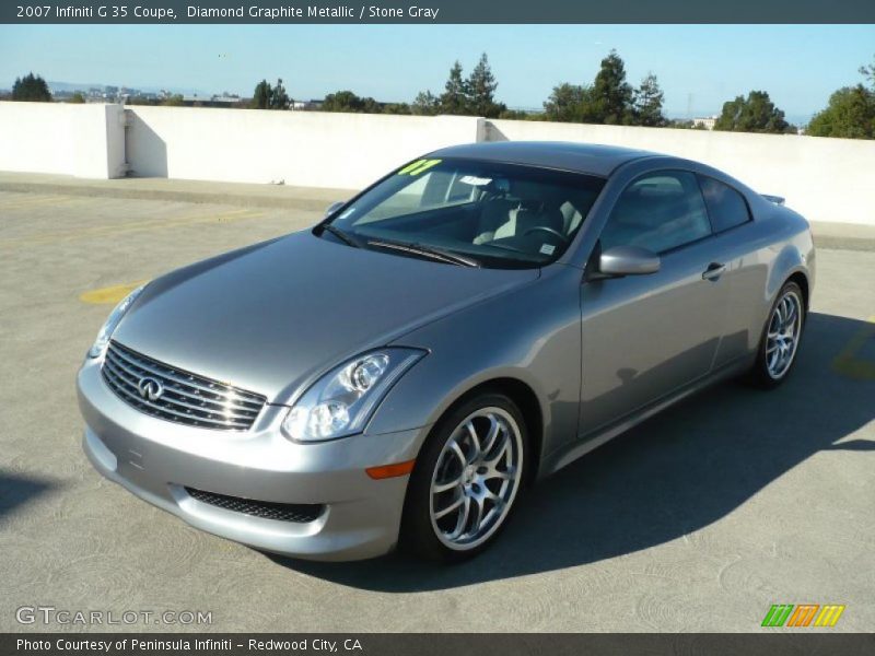 Diamond Graphite Metallic / Stone Gray 2007 Infiniti G 35 Coupe