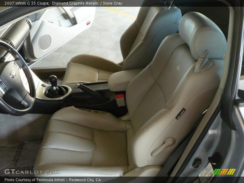 Diamond Graphite Metallic / Stone Gray 2007 Infiniti G 35 Coupe