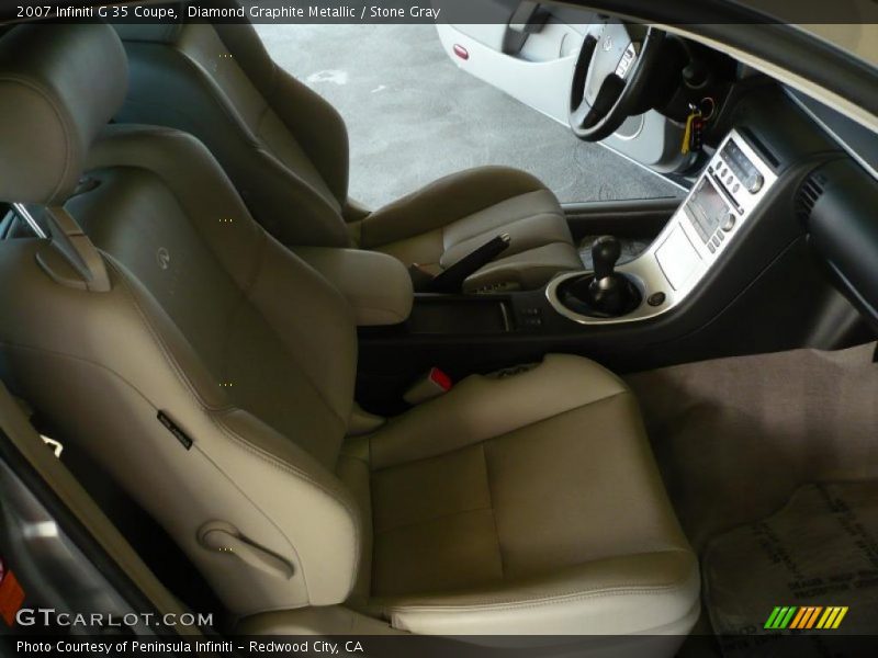 Diamond Graphite Metallic / Stone Gray 2007 Infiniti G 35 Coupe
