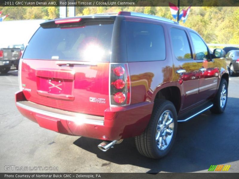 Red Jewel Tintcoat / Cocoa/Light Cashmere 2011 GMC Yukon Denali AWD
