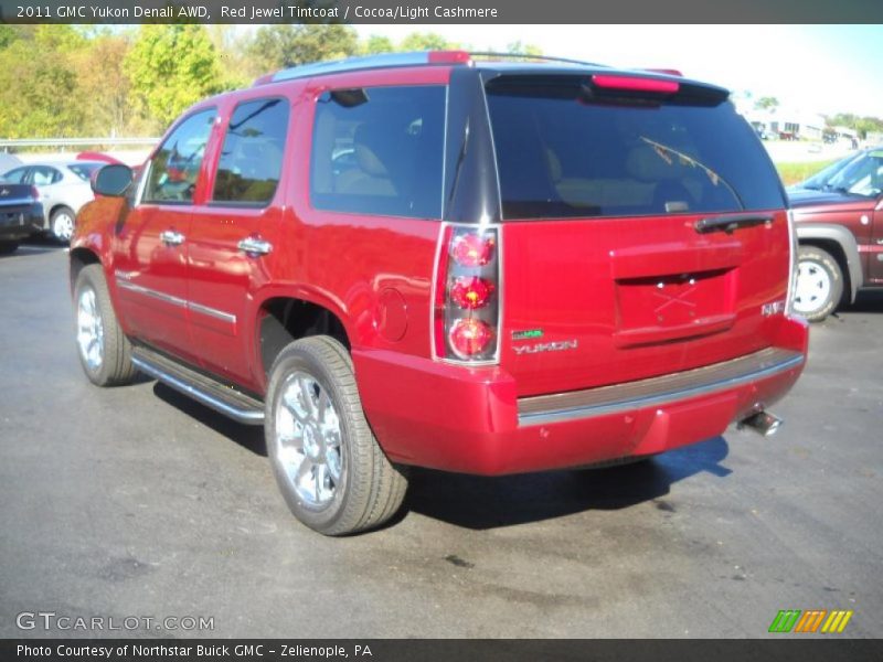 Red Jewel Tintcoat / Cocoa/Light Cashmere 2011 GMC Yukon Denali AWD