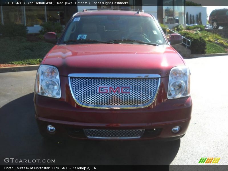 Red Jewel Tintcoat / Cocoa/Light Cashmere 2011 GMC Yukon Denali AWD