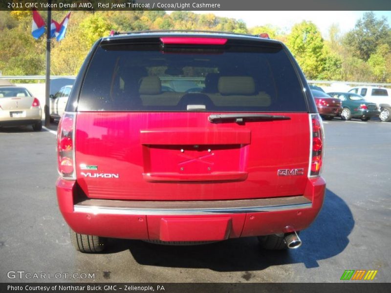 Red Jewel Tintcoat / Cocoa/Light Cashmere 2011 GMC Yukon Denali AWD