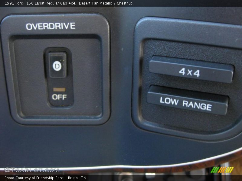 Desert Tan Metallic / Chestnut 1991 Ford F150 Lariat Regular Cab 4x4