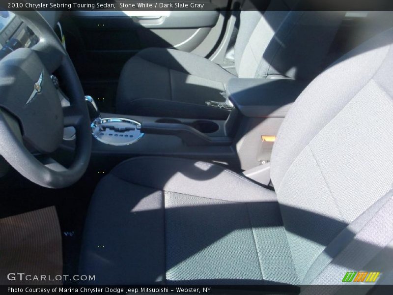 Stone White / Dark Slate Gray 2010 Chrysler Sebring Touring Sedan