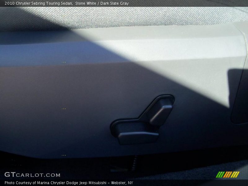 Stone White / Dark Slate Gray 2010 Chrysler Sebring Touring Sedan