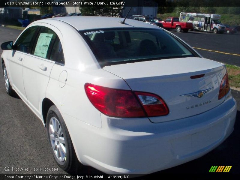 Stone White / Dark Slate Gray 2010 Chrysler Sebring Touring Sedan