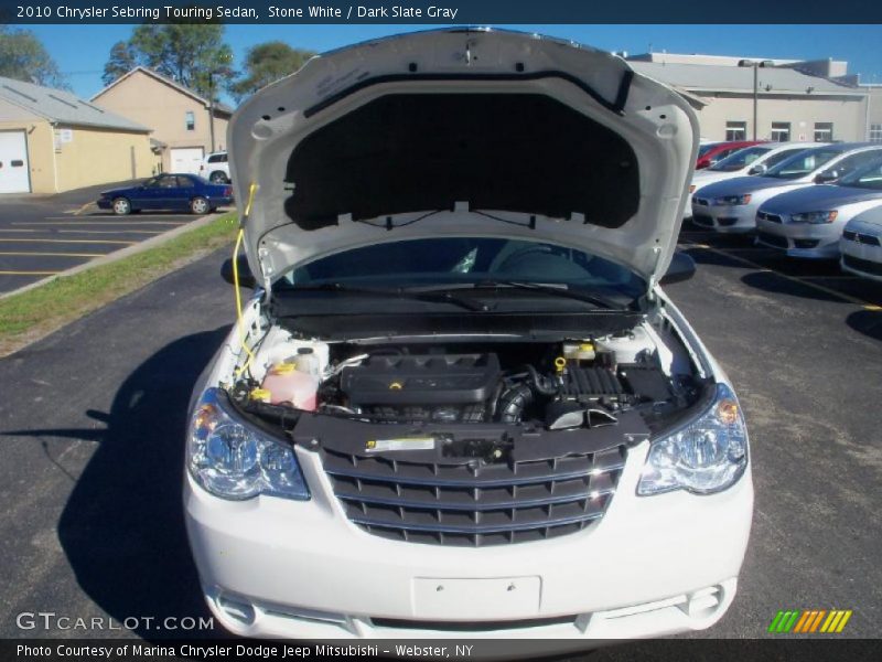 Stone White / Dark Slate Gray 2010 Chrysler Sebring Touring Sedan