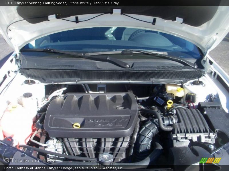 Stone White / Dark Slate Gray 2010 Chrysler Sebring Touring Sedan