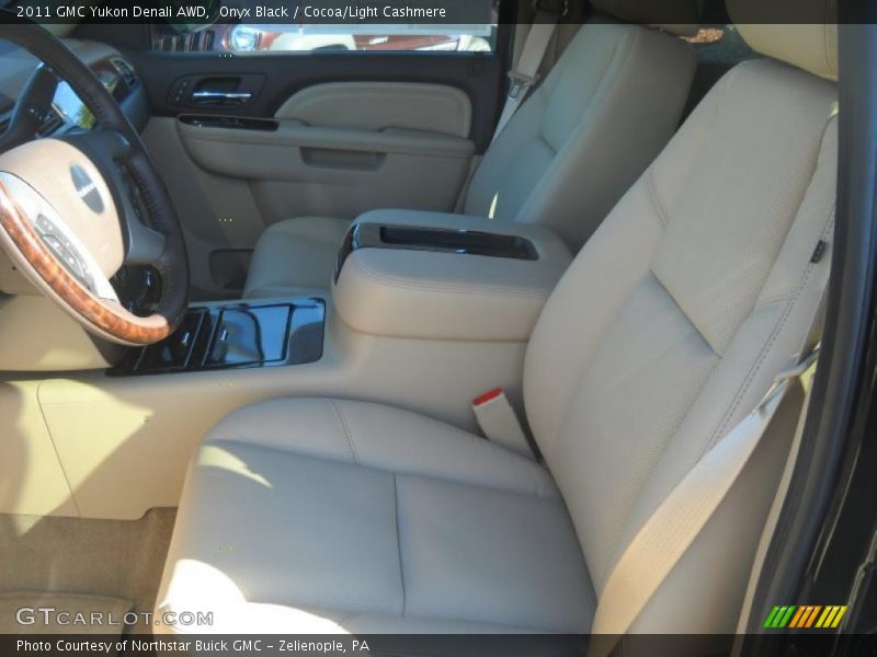 Onyx Black / Cocoa/Light Cashmere 2011 GMC Yukon Denali AWD