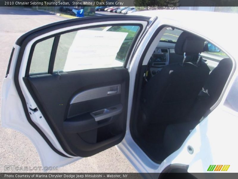Stone White / Dark Slate Gray 2010 Chrysler Sebring Touring Sedan