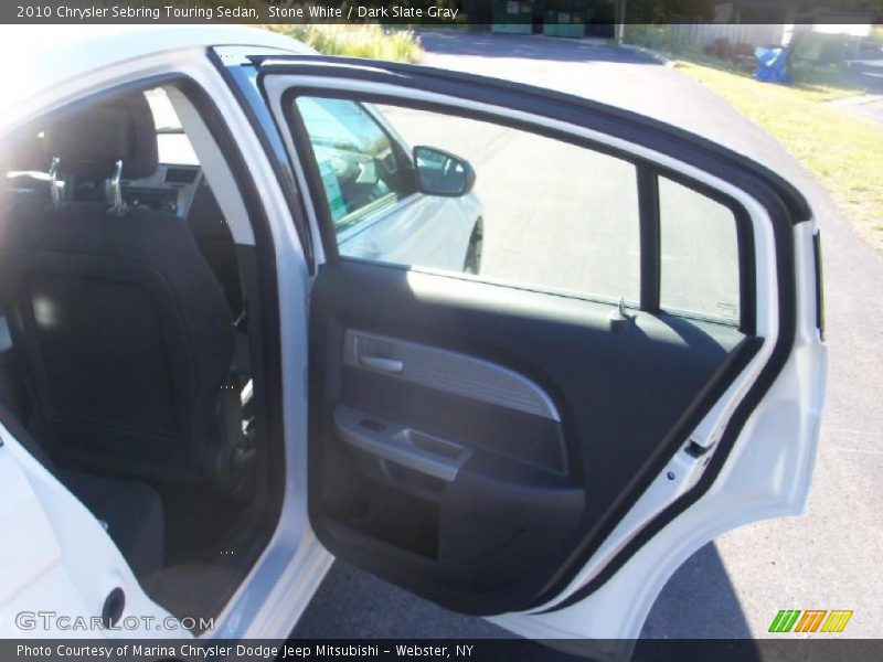 Stone White / Dark Slate Gray 2010 Chrysler Sebring Touring Sedan