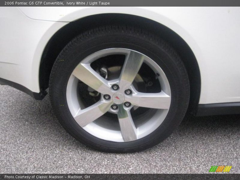 Ivory White / Light Taupe 2006 Pontiac G6 GTP Convertible