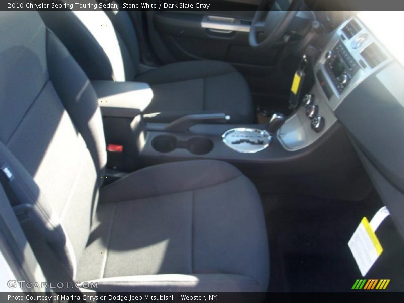 Stone White / Dark Slate Gray 2010 Chrysler Sebring Touring Sedan