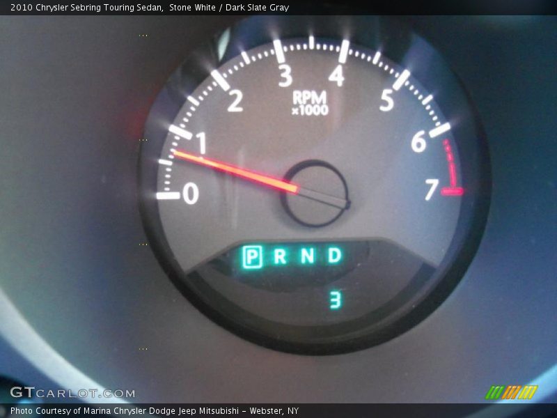 Stone White / Dark Slate Gray 2010 Chrysler Sebring Touring Sedan