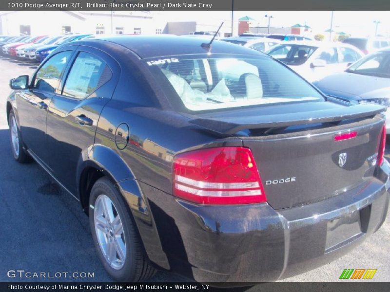 Brilliant Black Crystal Pearl / Dark Slate Gray 2010 Dodge Avenger R/T